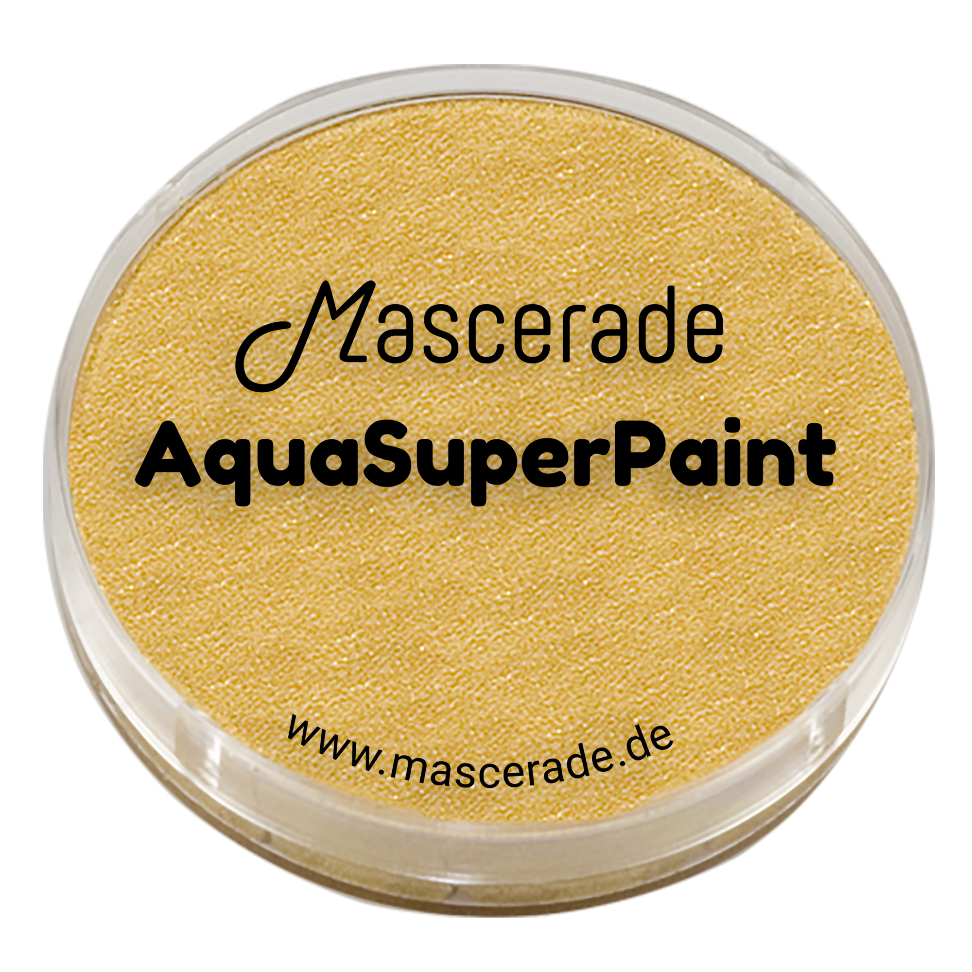 Mascerade AquaSuperPaint 30 ml Dose, Gold mit Perlglanz_gold-with-glitter.pearl