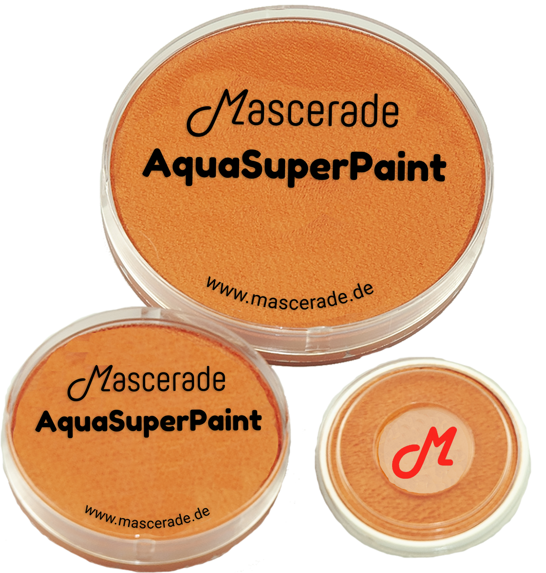 Mascerade AquaSuperPaint Orange mit Glitter Alle Gr