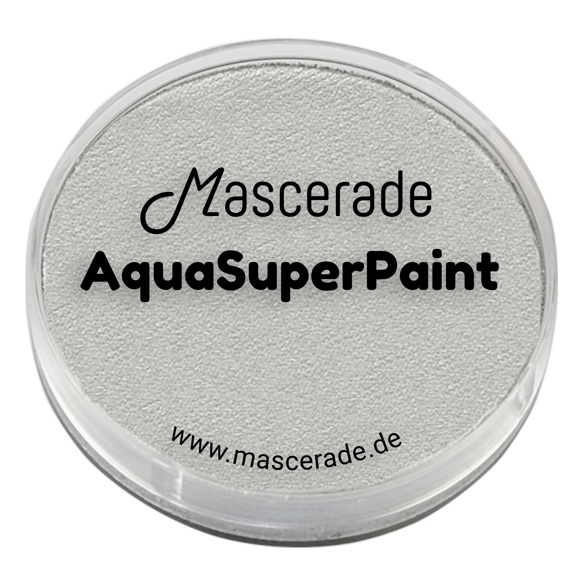 Mascerade AquaSuperPaint 30 ml Dose, Silber mit Perlglanz_silver.pearl