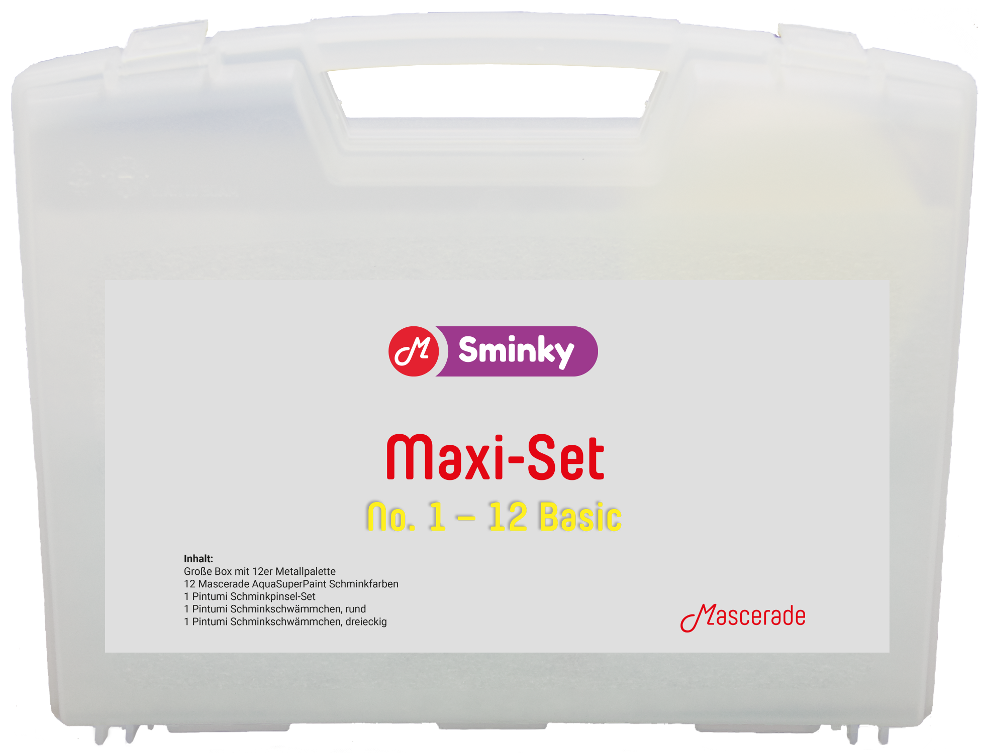 Mascerade Sminky Maxi-Set No.1 mit AquaSuperPaint Schminkpalette 1, SET-MAXI-1