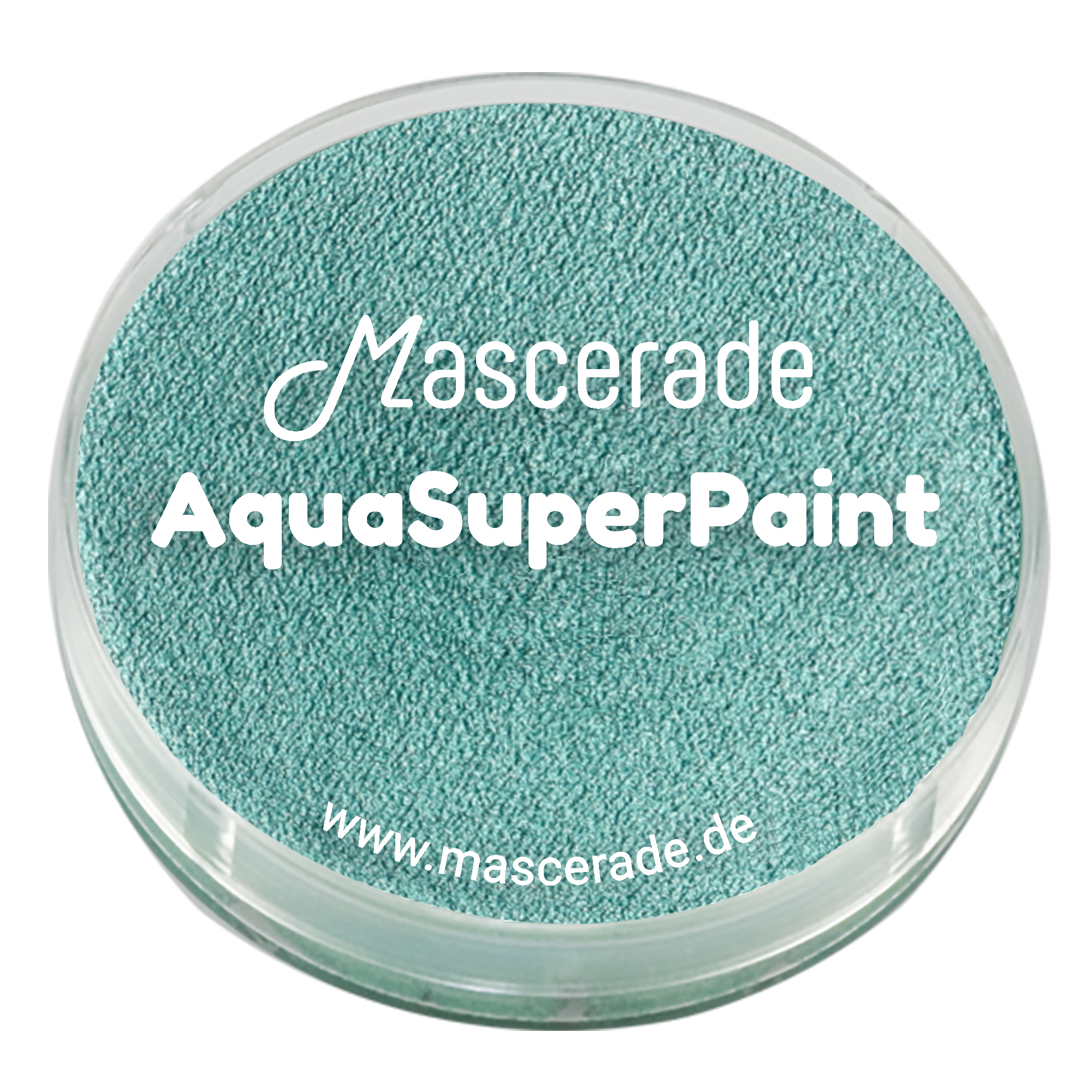 Mascerade AquaSuperPaint 30 ml Dose, Tuerkis mit Perlglanz_star-green.pearl