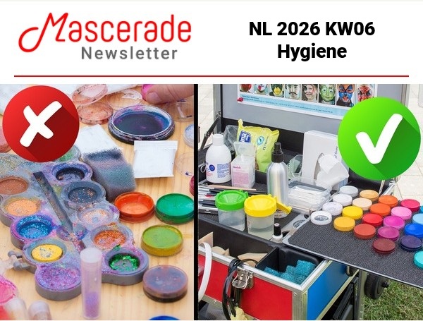 Mascerade Newsletter 2026 KW06 Hygiene