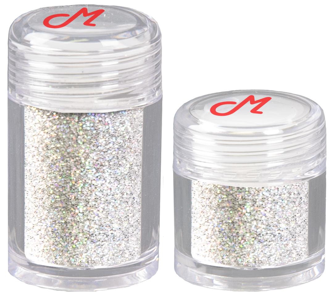 GF-809, Holographic Silver, Mascerade's glitter fine, 5 | 10 ml