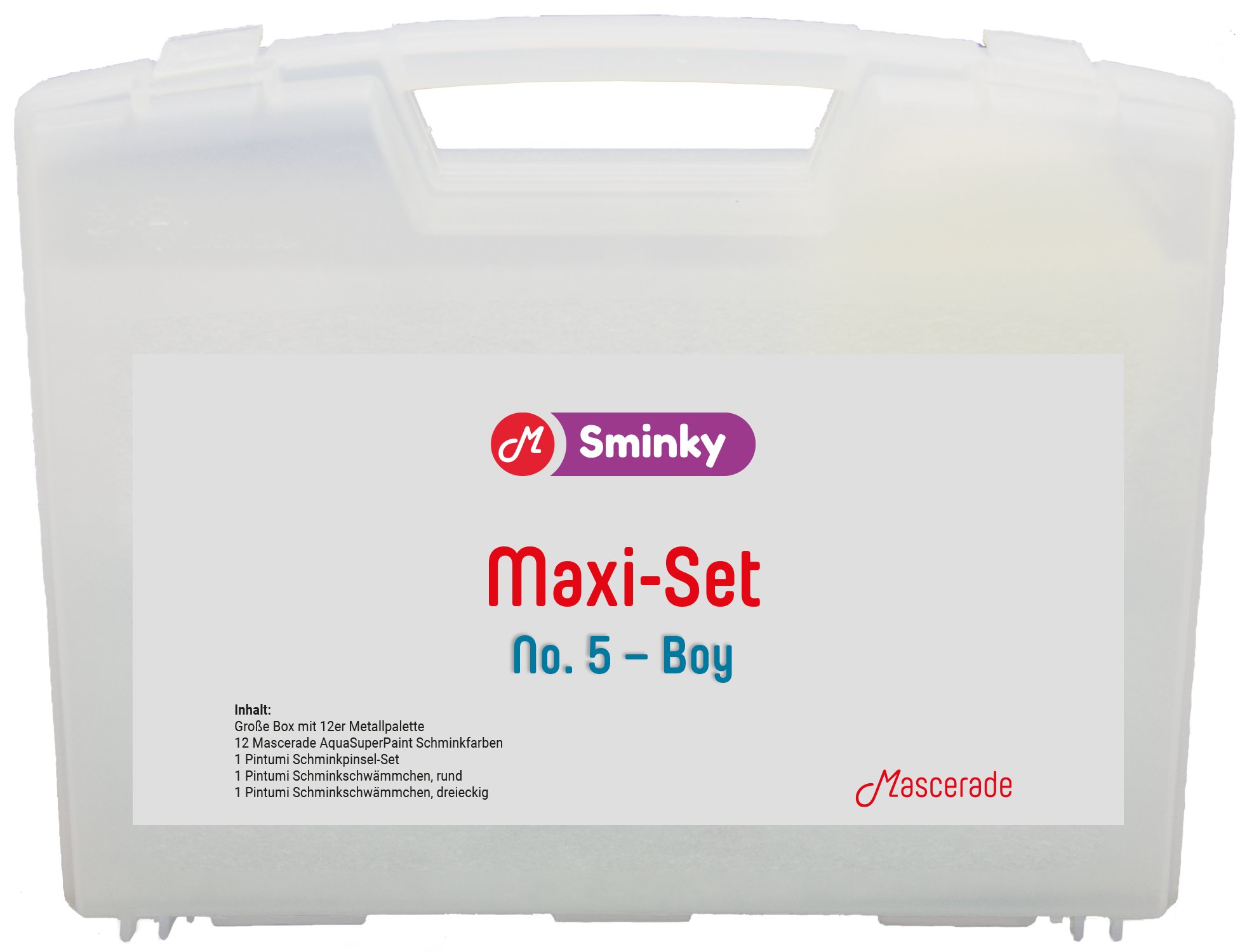 Mascerade Sminky Maxi-Set No.5 mit AquaSuperPaint Schminkpalette Boy, SET-MAXI-5 Mascerade Sminky Maxi-Set No.5 mit AquaSuperPaint Schminkpalette Boy, SET-MAXI-5