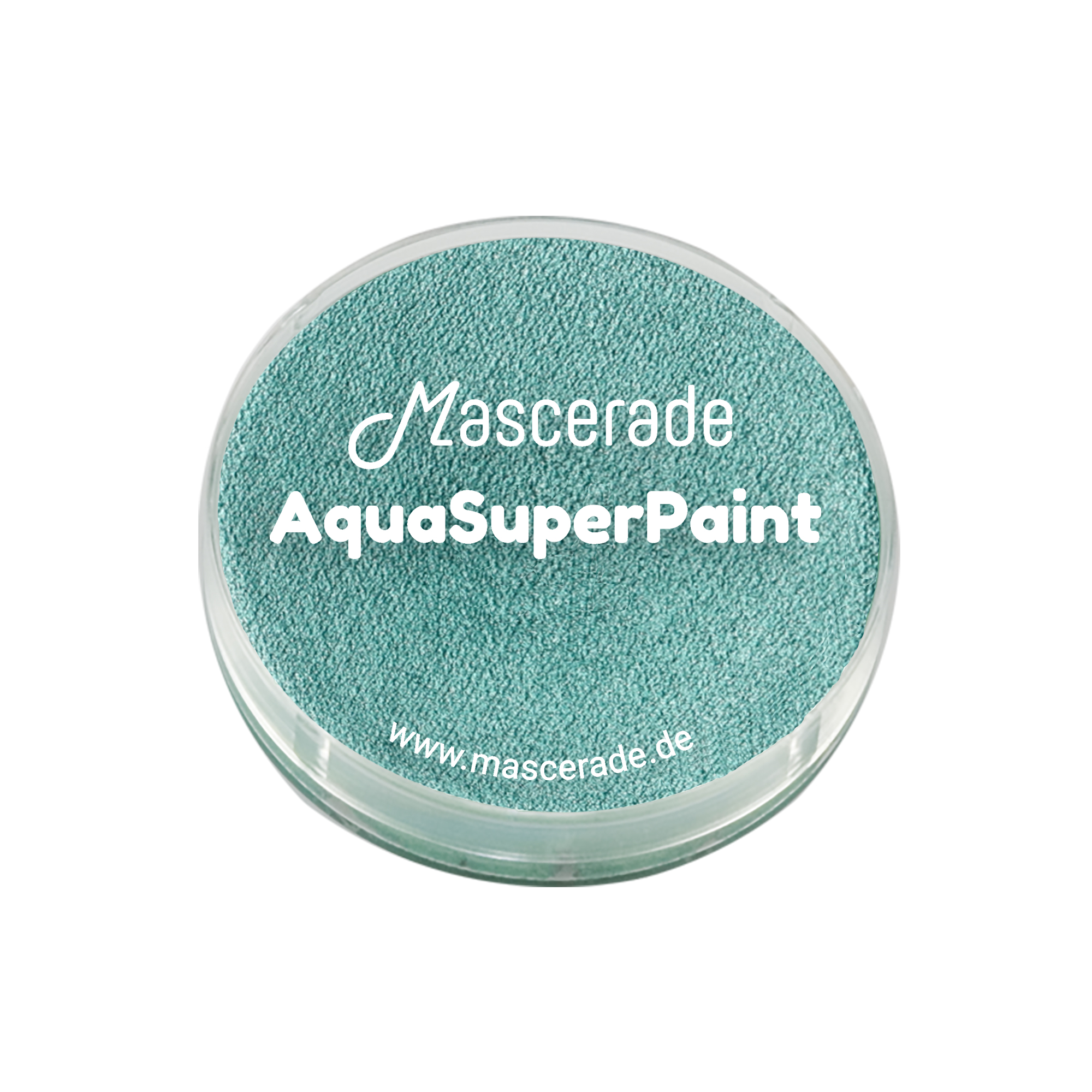 Mascerade AquaSuperPaint 12 ml Dose, Tuerkis mit Perlglanz