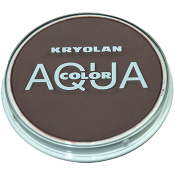 Kryolan Aquacolor Rotbraun 15 ml Flachdose
