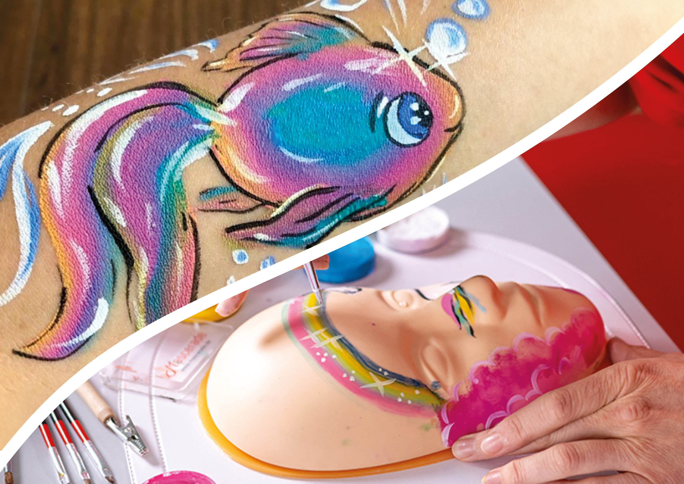 Mascerade Kinderschminken Workshop Artist Facepainter Mascerade Kinderschminken Workshop Artist Facepainter
