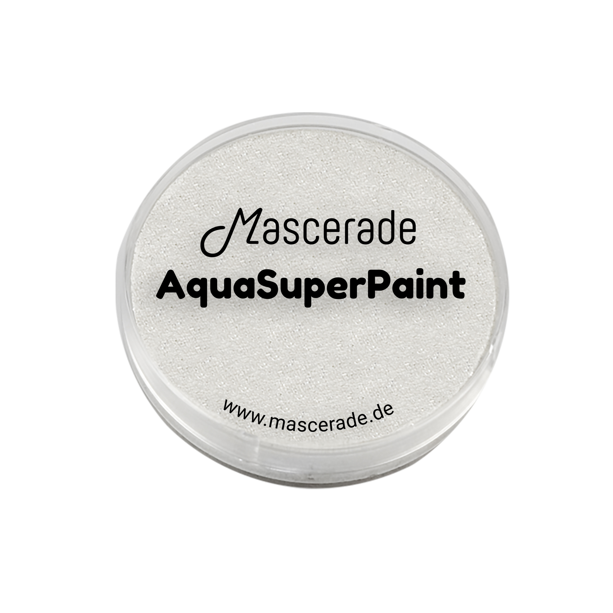 Mascerade AquaSuperPaint Silberweiß mit Glitter 12 ml Dose